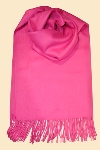 Палантин Пашмина однотонная-цвет розовый - 200х70