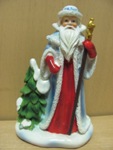 Дед Мороз с елочкой 14см -фигурка
