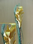 Букет веток для декора с цветами (желтый)